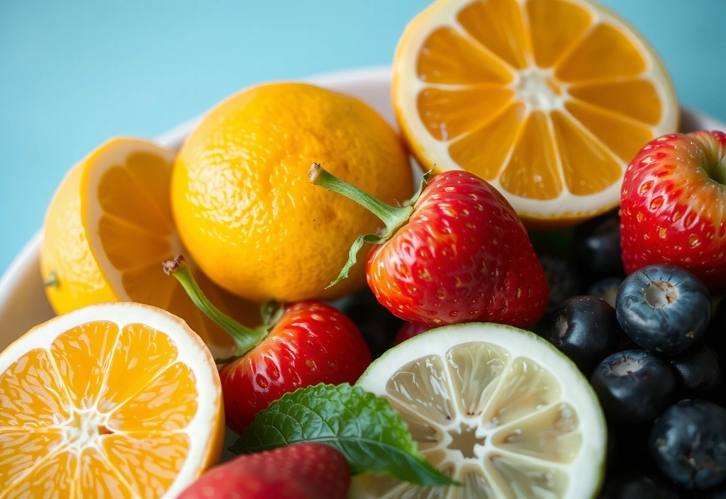 Fuentes alimenticias específicas de Vitamina C (cítricos, bayas)